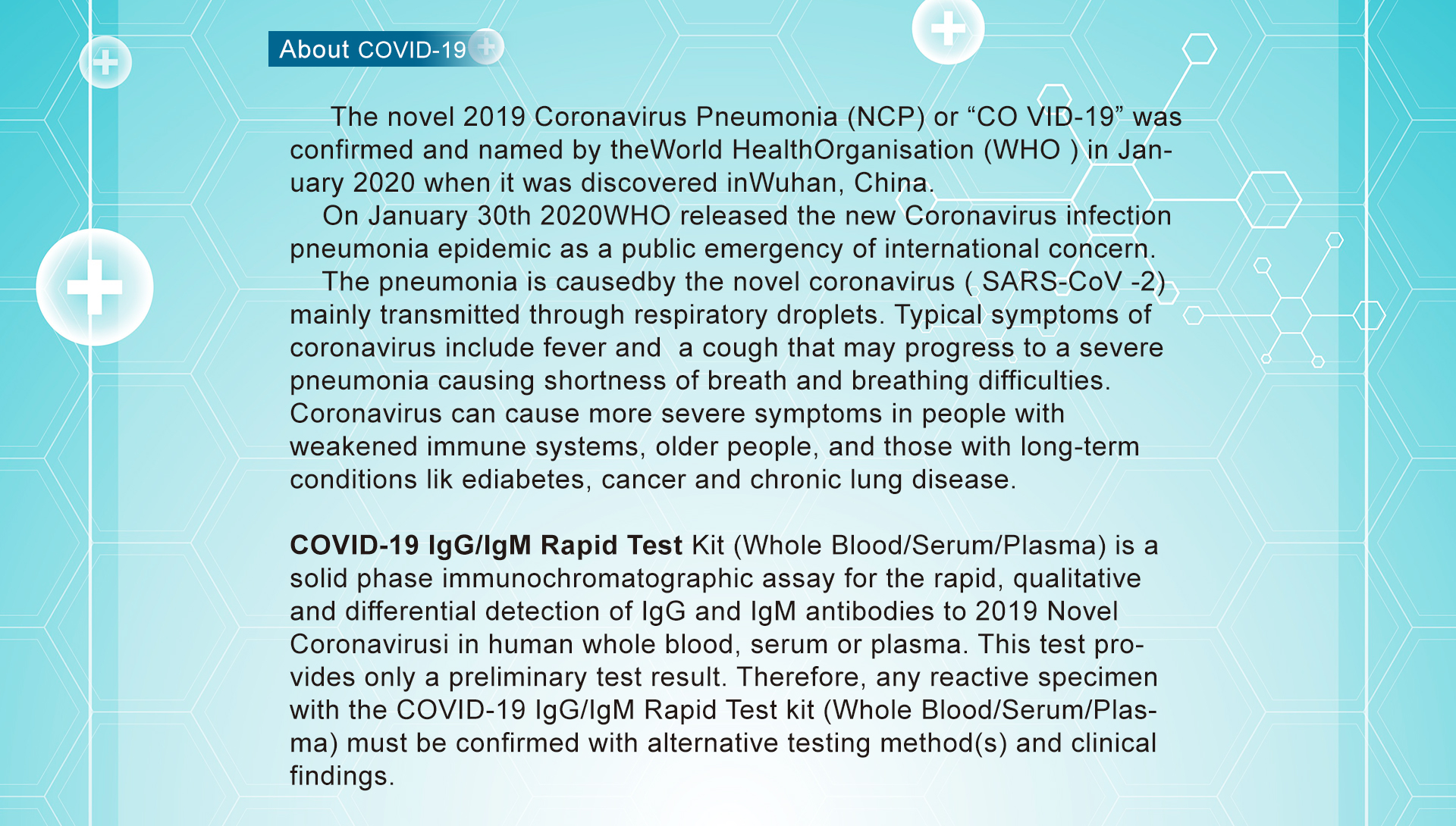 China Recare is the best rapid test factory, supports OEM custom, with the lowest price and the best quality, and sells well in 160 countries.