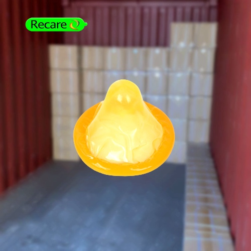 condoms in gold package