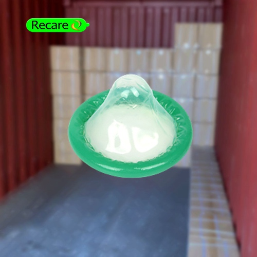 green colour condom