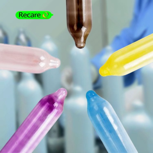 different color condoms