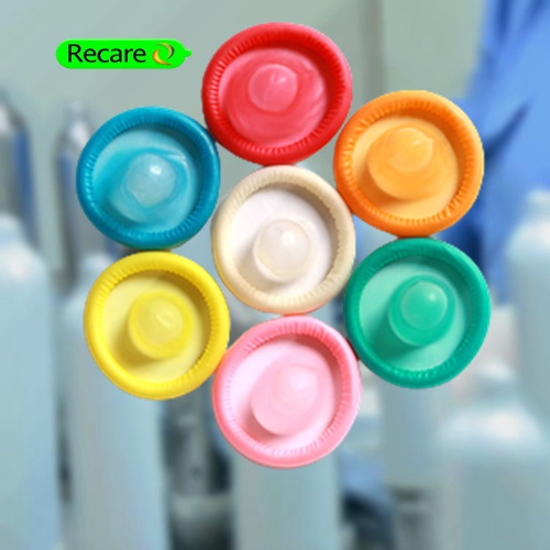 rainbow colored condoms