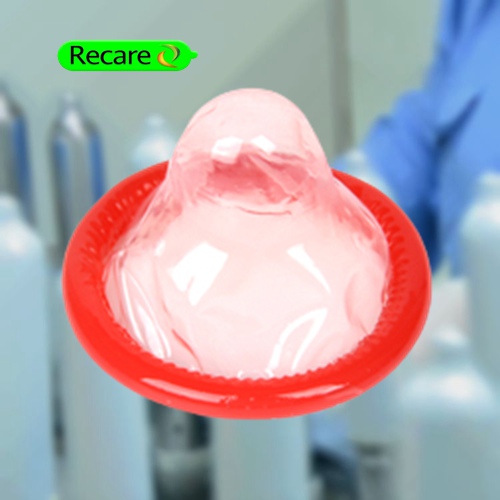 red colored condoms