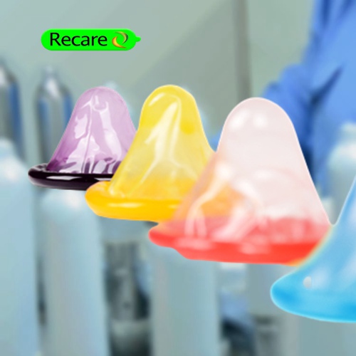 yellow packaged condoms