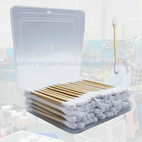 long stem cotton swabs making business brand bamboo eco