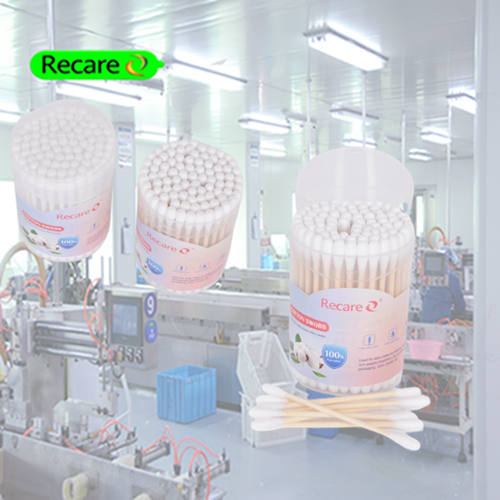 flat ended cotton buds making for face cleaning best gentle