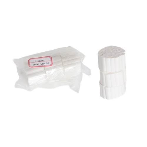 dental cotton rolls and wool rolls in dentistry for mouth