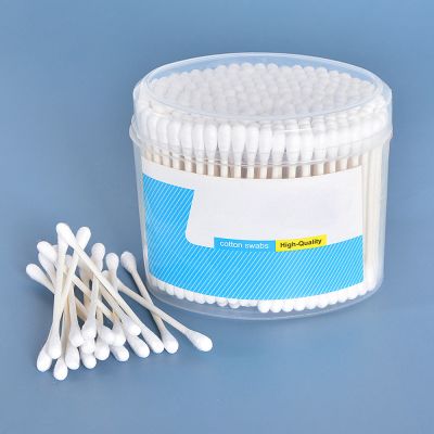 paper stick cotton swabs 100% pure cotton