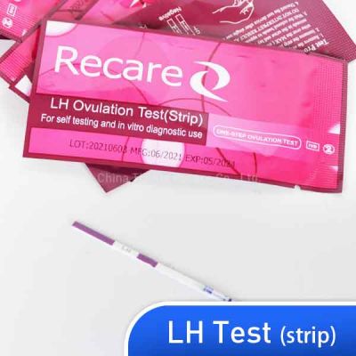 One step ovulation lh  test strips  kit （urine or blood)  easy at home  prediction  predictor 