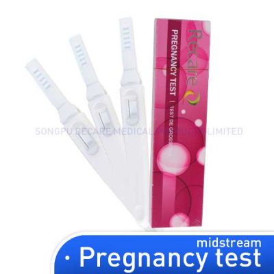 HCG pregnancy tests kit stick(midstream) first response rapid test dipstick  in medical device  company 