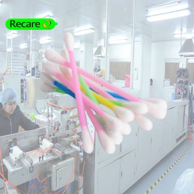 cotton swab supplier plastic stem cotton buds ear pick buds