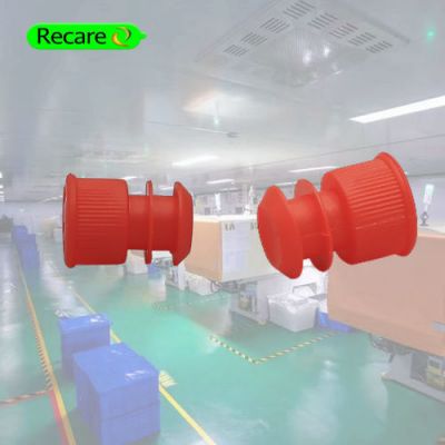 stopper for test tube 13mm size red color  LDPE plastic