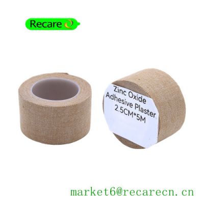 zinc oxide plaster tape coloured with pink black adhesive