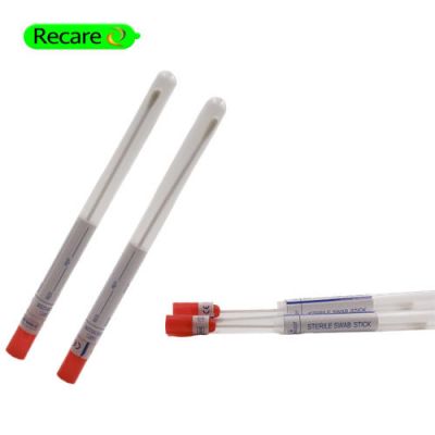 swab in tube Nylon Fiber head low price disposable sterile