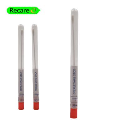 swab rod tube disposable sterile Nylon Fiber head on sale