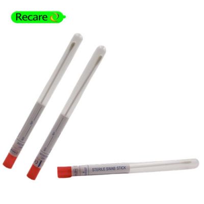 tube swab disposable sterile good quality Nylon Fiber head
