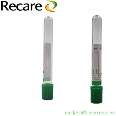 heparin anticoagulant tube PET tempered glass good quality