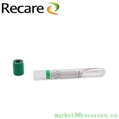 heparin tube PET tempered glass 3ml 5ml good quality sale