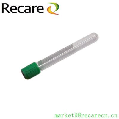 lithium heparin PET tempered glass disposable good quality
