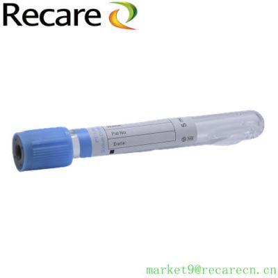 sodium citrate blood tube 3.2% PET Blood Collection Tube