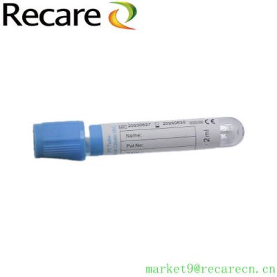sodium citrate tube 3.2% PET/GLASS Blood Collection Tube