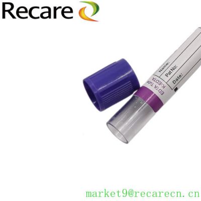 blood test edta PET Disposable k2 k3 blood collection tube
