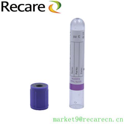 edta bottles PET Disposable k2 k3 blood collection tube