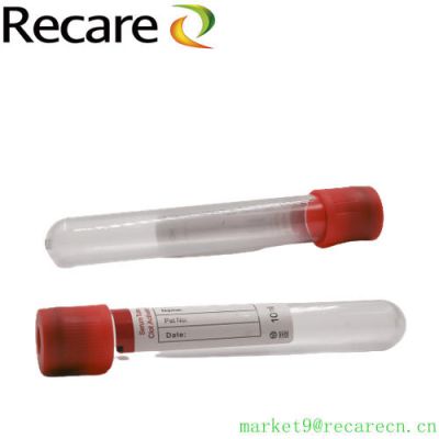 rapid serum tube blood Collection Tube PET Clot Activator