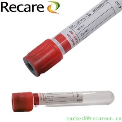 serum blood collection tubes PET glass Clot Activator on sale