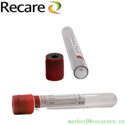 serum sample tube blood Collection Tube glass Clot Activator
