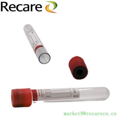 serum test tube blood Collection Tube glass Clot Activator