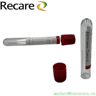 blood collection plain tube PET glass low price on sale