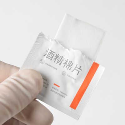 rubbing alcohol prep pads for medical injections 75% ethanol